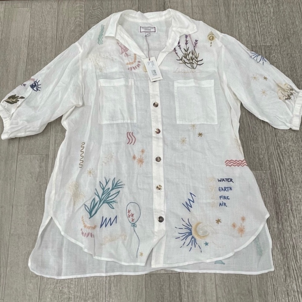 NWT Johnny Was Sezane Weekend Oversized Tunic XL - Picture 3 of 10